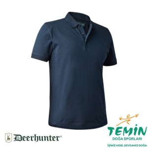DEERHUNTER Polo Yaka K.Kollu Lacivert Tişört L