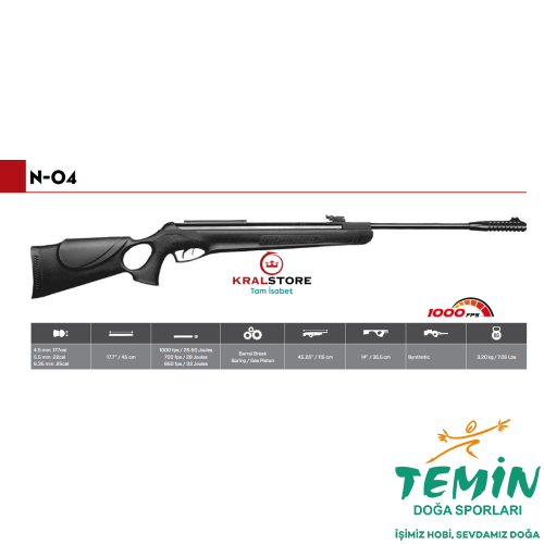 TEMİN | Av ● Outdoor ● Atış | PCP, Havalı Tüfek, Tabanca & Optik