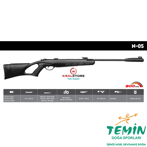 TEMİN | Av ● Outdoor ● Atış | PCP, Havalı Tüfek, Tabanca & Optik