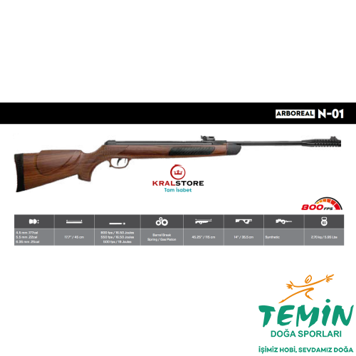 TEMİN | Av ● Outdoor ● Atış | PCP, Havalı Tüfek, Tabanca & Optik
