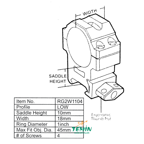 TEMİN | Av ● Outdoor ● Atış | PCP, Havalı Tüfek, Tabanca & Optik