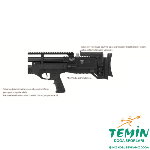 TEMİN | Av ● Outdoor ● Atış | PCP, Havalı Tüfek, Tabanca & Optik