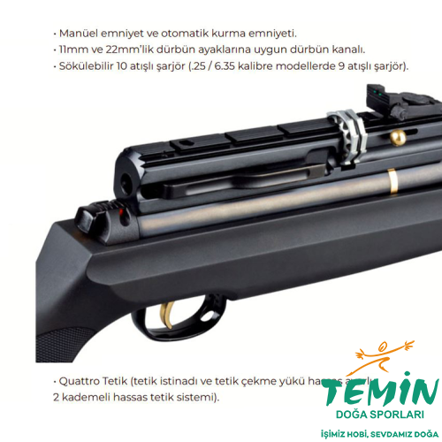 TEMİN | Av • Outdoor • Atış | PCP, Havalı Tüfek, Tabanca & Optik