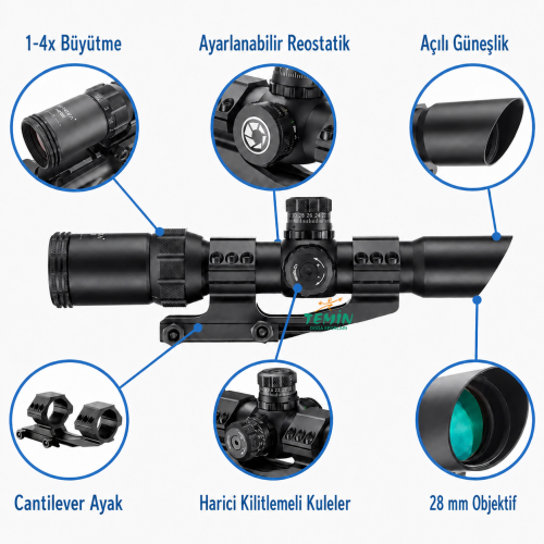 TEMİN | Av ● Outdoor ● Atış | PCP, Havalı Tüfek, Tabanca & Optik