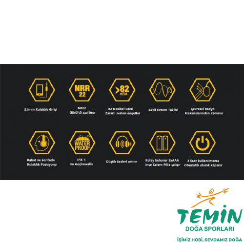 TEMİN | Av ● Outdoor ● Atış | PCP, Havalı Tüfek, Tabanca & Optik