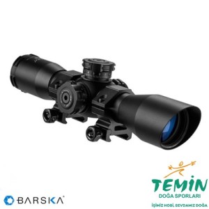 BARSKA CONTOUR 4X32 IR MIL DOT Tüfek Dürbünü