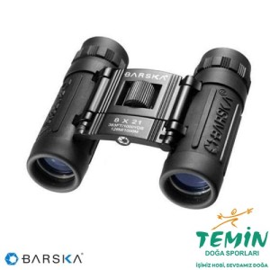 BARSKA LUCID VIEW 8X21 DCF Siyah Kompakt El Dürbün