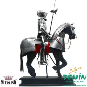 STERLING Iron Knight Atlı Dekoratif Süs 