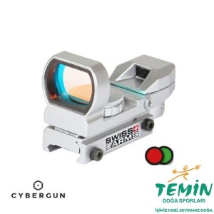 CYBERGUN Swiss Arms Reflex Sight Gümüş Red Dot