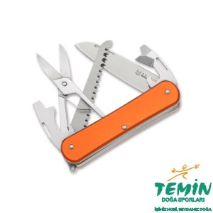Fox Knives Vulpis 130-SF5 Aluminum Orange Çakı