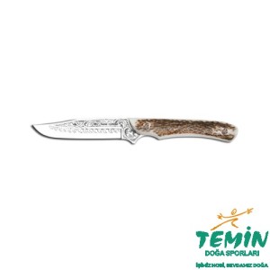 Bora 306 Boynuz Saplı Gravürlü Eagle Bıçak