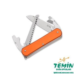 Fox Knives Vulpis 130-S4 Aluminum Orange Çakı