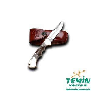 Bora 209 BG Ergonomik İnce Yuvarlak Uçlu Boynuz Saplı Çakı