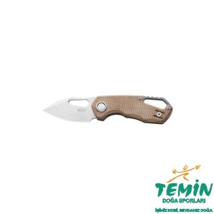 MKM Isonzo M390 Clip Point Natural Canvas Çakı