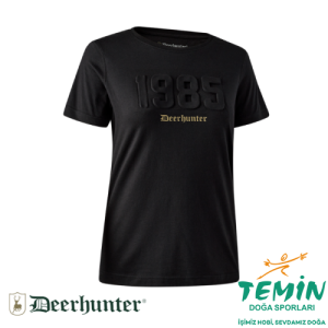 DEERHUNTER Lady Jubilee Siyah Tişört 36