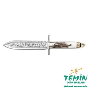 Bora 510 Sakana Boynuz Sap Gravürlü Bıçak