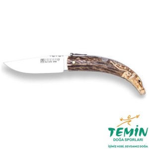 Joker NC141 Antler Hand Carved Handle Geyik Boynuz Çakı