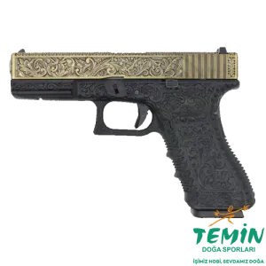 WE Glock 17 Gen3 Ivory Gravür İşlemeli Blowback Airsoft Tabanca