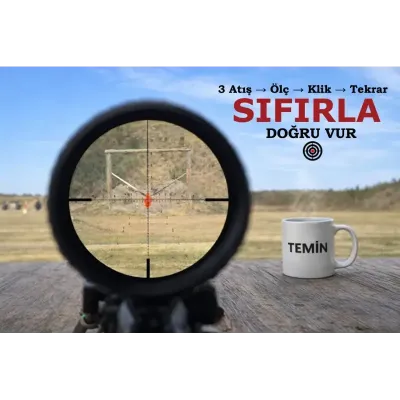 Tüfek Dürbünü Sıfırlama Rehberi: Klik Hesabı, Mesafe Tablosu ve Zero Ayarı