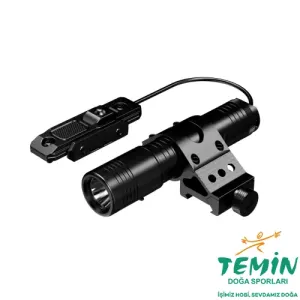 Skywoods 1200 Lümen USB-C Şarjlı Taktik Tüfek Feneri Seti
