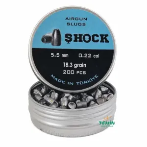 Shock Solid Bullet 5.5 mm 18,30 Grain Havalı Saçma