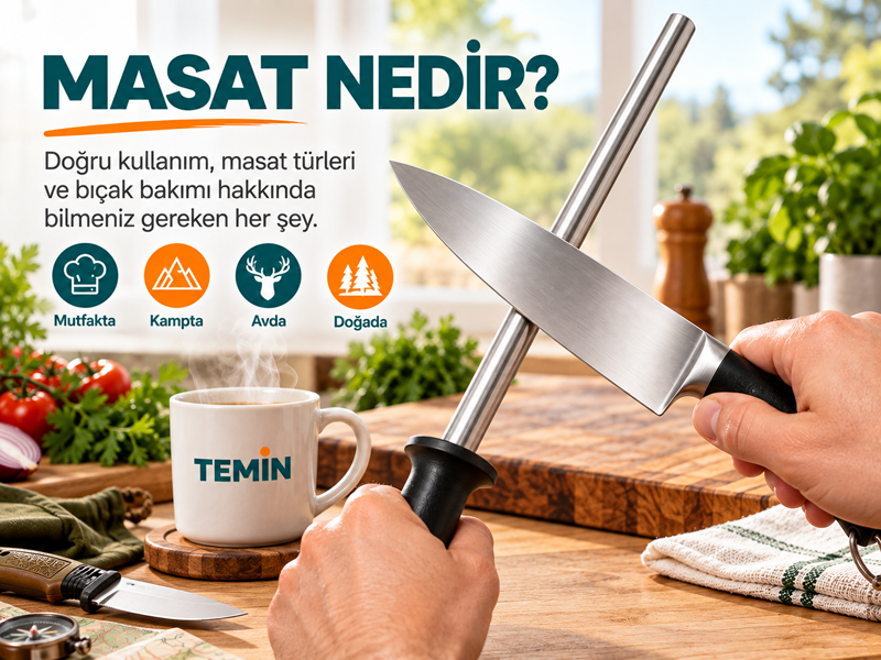 Masat Nedir? Bıçağı Biler mi? Doğru Kullanım ve Bıçak Bakımı Rehberi