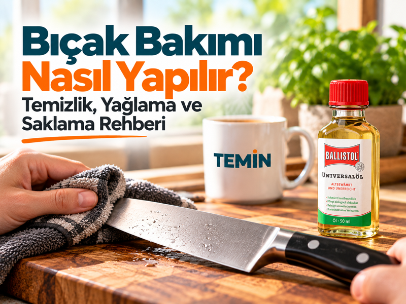 Bıçak Bakımı Nasıl Yapılır? Temizlik, Yağlama ve Saklama Rehberi