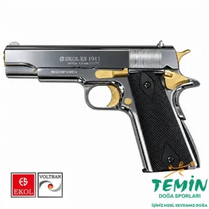 Ekol ES 1911 Blowback 4,5 mm CO2 Havalı Tabanca – Parlak Gold
