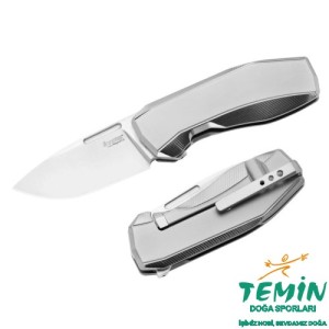 Lionsteel N.ONE N1 GY Frame Lock MagnaCut Gray Titanium Çakı