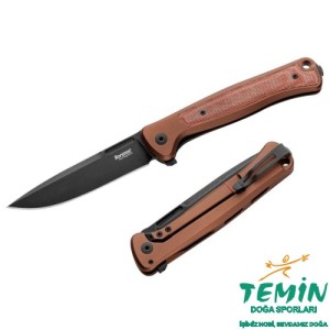 Lionsteel Skinny SK01A EB Earth Aluminium Natural Canvas  Blackwashed Çakı