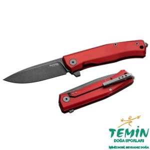 Lionsteel MT01A RB Myto M390 Blade Aluminium Red / Old Black Çakı