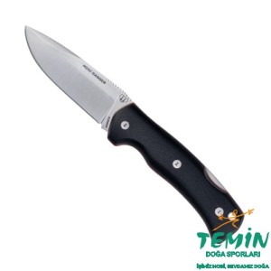 Cudeman 337-GNF Mini Ranger Black G10 Saplı Klipsli ve Deri Kılıflı Çakı