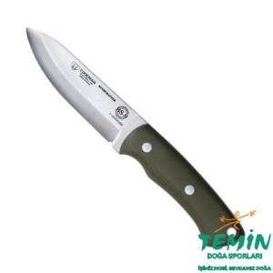 Cudeman 206-GVC Bushcrafter Green G10 Saplı Hayatta Kalma Kitli Deri Kılıflı Bıçak