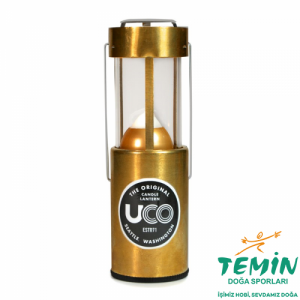 Uco Gear Candle Lantern Brass Mum Feneri