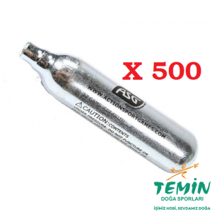 Asg 12 Gram 500 Adet CO2 Havalı Tabanca Tüpü