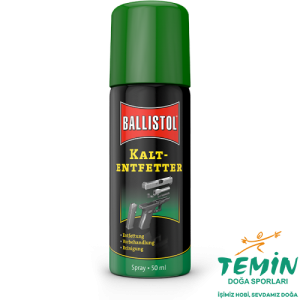 Ballistol Cold Degreaser Sprey Yağ 50 ml (Soğuk Yağ Çözücü)
