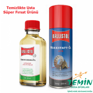 Ballistol Ultra Temizlik ve Bakım Yağ Seti