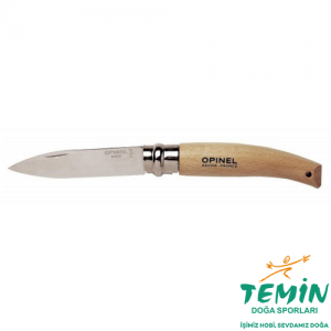 Opinel Inox Kayın Saplı Bağ Çakısı No.8